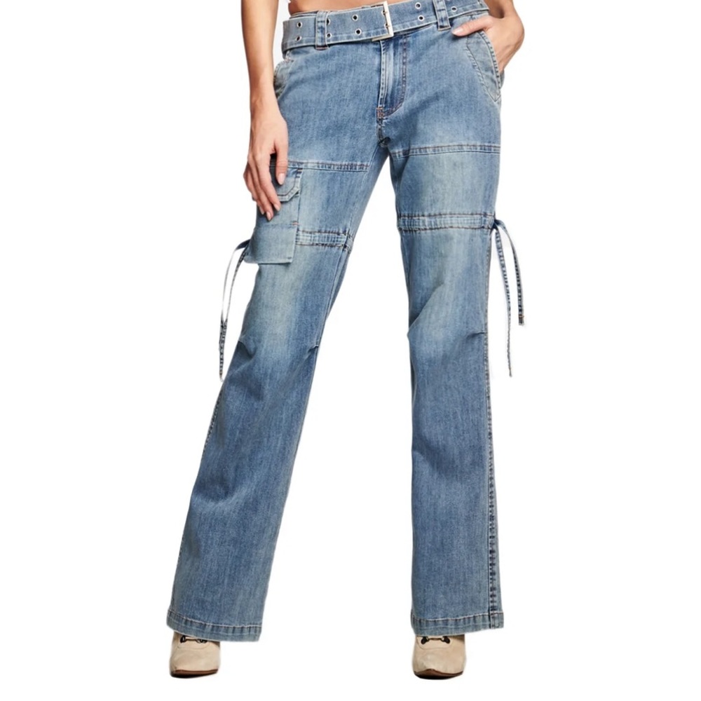 I AM GIA NAIMA CARGO JEAN PANTS size XS